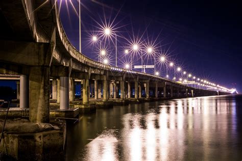 Penang Bridge_1378 | night view at penang bridge | hitorijun | Flickr