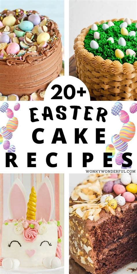 20+ EASTER CAKE IDEAS - WonkyWonderful