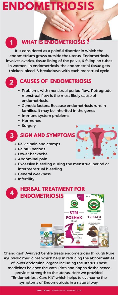 Endometriosis - Causes, Symptoms and Herbal Treatment | Endometriosis ...