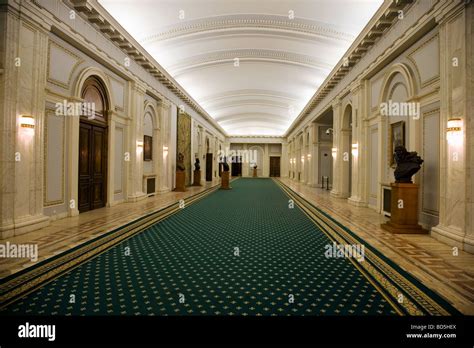 Palace parliament interior bucharest romania hi-res stock photography ...