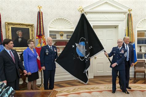 Space Force Flag Unveiled at White House > U.S. Department of Defense ...