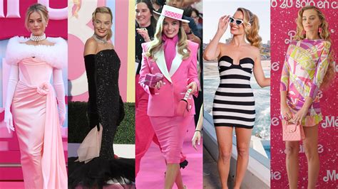 Margot Robbie’s Best Barbie-Inspired Looks From Her Press Tour - The ...