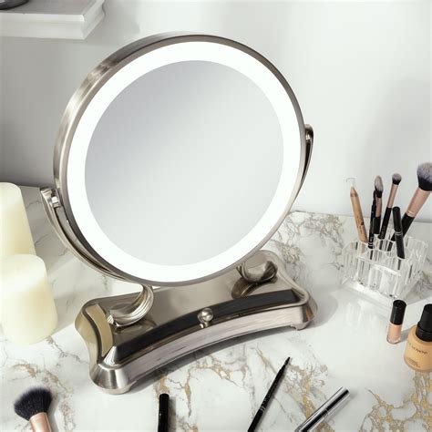 lighted magnifying makeup mirror - Small living room ideas Small lounge ...