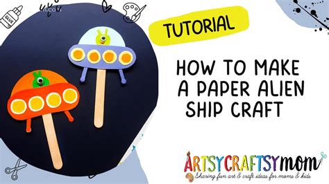 Paper Alien Craft | Easy Space Craft For Kids | Puppet Craft | Outer ...