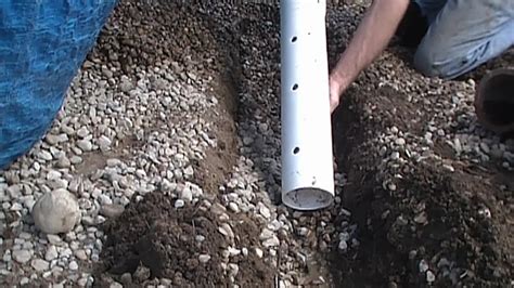 How To Install Perforated Pipe, French Drain for Do It Yourself Job ...