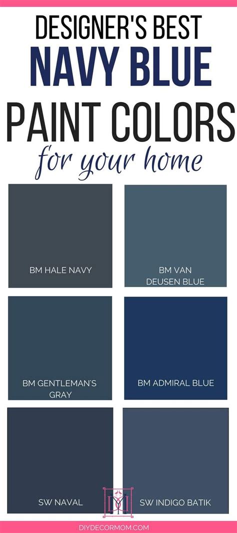 Sherwin Williams Navy Blue Paint | Home ... | Navy paint colors, Navy ...