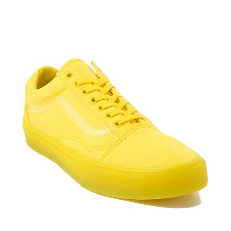 Vans Old Skool Translucent Skate Shoe - Yellow Monochrome | Journeys