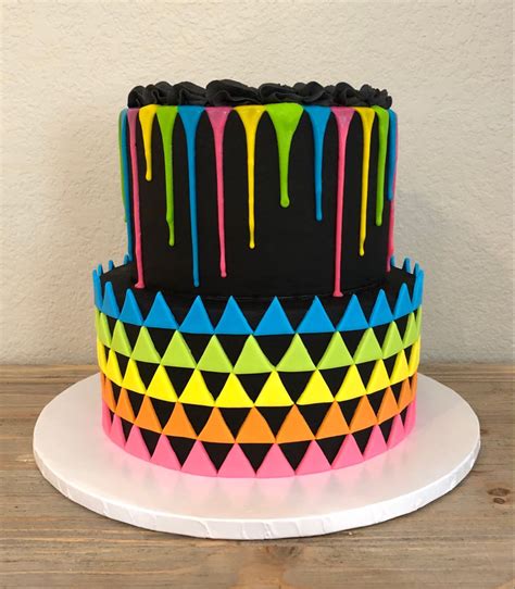 22 Neon cakes ideas | neon cakes, neon birthday, neon birthday cakes