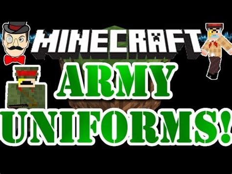 Minecraft Mods - ARMY RECRUITMENT ! WWII UNIFORMS Mod - Be a Soldier ...