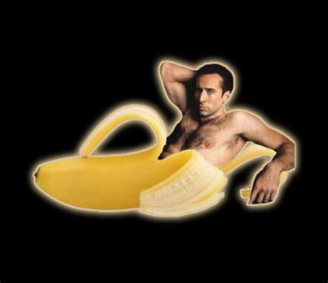 Nicolas Banana Cage - Nicholas Cage Funny Wall Art Print Nic Cage Funny ...