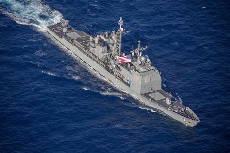 USS Mobile Bay (CG 53) , Philippine Sea, February 16, 2022 : r/MachinePorn