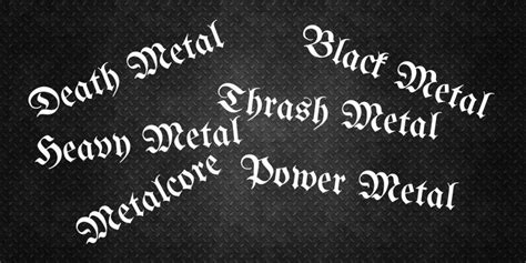 Subgenres of Metal Music – Metal Mastermind