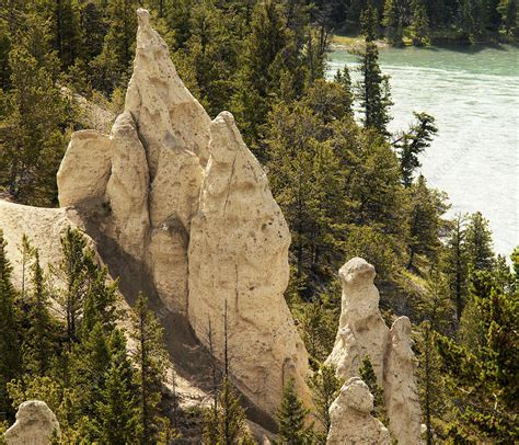 Hoodoo rock formations - Stock Image - E460/0497 - Science Photo Library