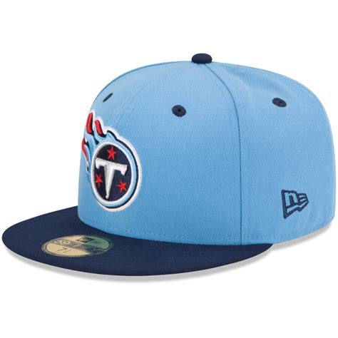 New Era Tennessee Titans 2Tone 59FIFTY Fitted Hat - Light Blue