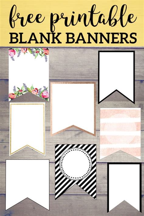 Editable Free Printable Banner Templates - anchillante