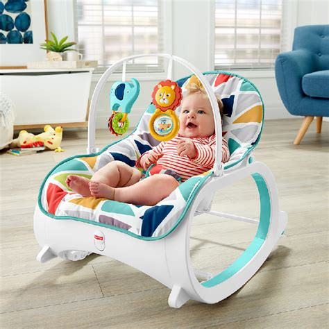 At what age can a baby use a baby rocker?