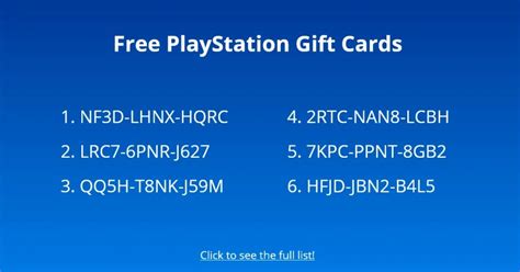 45+ Free PlayStation Gift Cards - Followchain