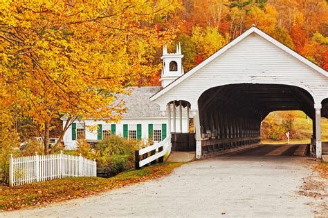 Covered Bridge In Autumn Wallpapers - Wallpaper Cave