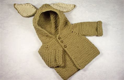 Crochet Pattern Baby Bunny Jacket Baby Hoodie With Rabbit Ears | Etsy