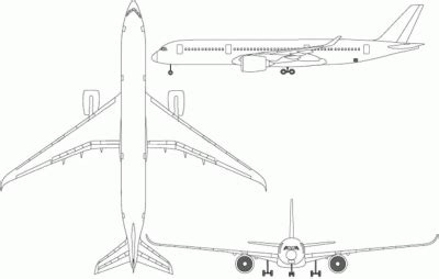 Airbus A350 Drawing