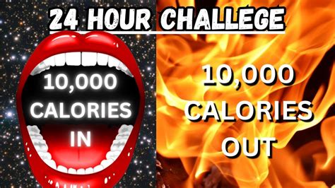 Trying to EAT and BURN 10,000 Calories in a Day Challenge (Smart Way ...