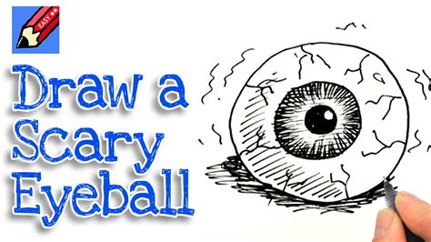 Learn how to draw a scary eyeball real easy | Step by Step with Easy ...