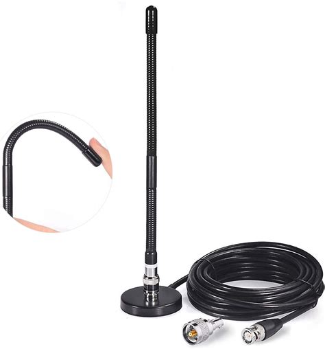 Bingfu CB Antenna 27MHz CB Radio Antenna Soft Whip Magnetic Base CB ...