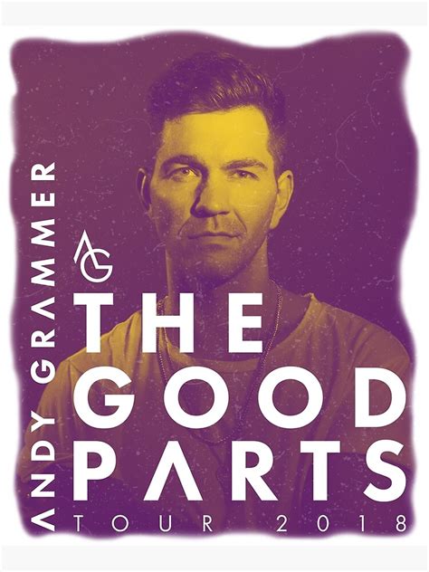 "ANDY GRAMMER TOUR 2018 - 2019 CONCERT" Poster for Sale by semangkaab ...