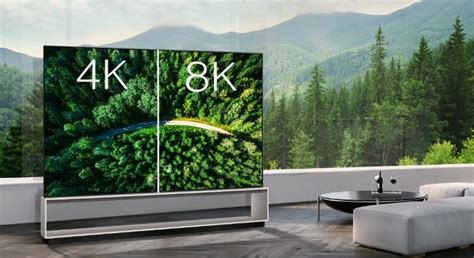 Difference Between 4k And 8k Tv