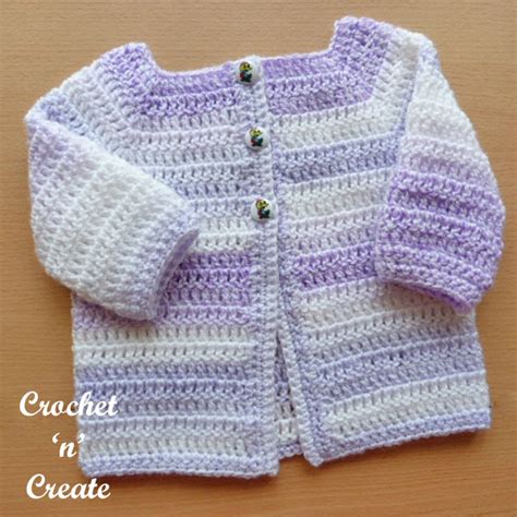 Easy Peasy Baby Cardigan Free Crochet Pattern - Crochet 'n' Create