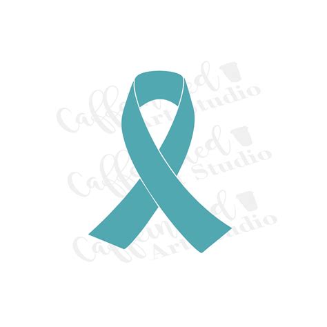 Ovarian cancer ribbon svg / ovarian cancer awareness svg / | Etsy