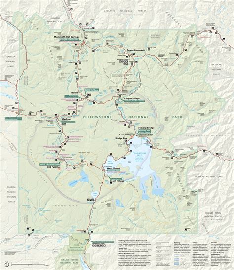 Yellowstone National Park Map Download - London Top Attractions Map