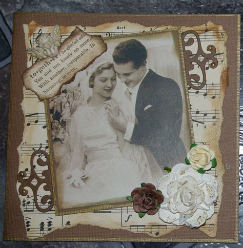 Lace and Flourishes: Vintage Wedding Card