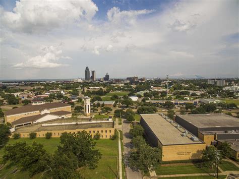 aerial view of Bishop State Community College | Aerial view, Community ...