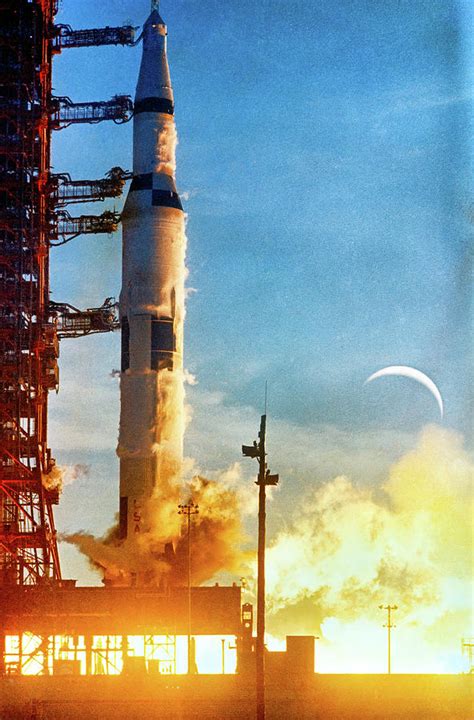 Apollo 8 Launch 1 Photograph by Eric Glaser - Fine Art America