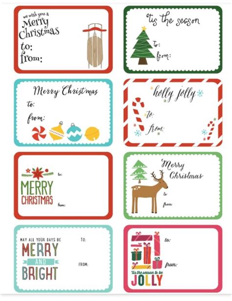 Free Christmas Printables - gift tags and gift card holders - MegaMom ...