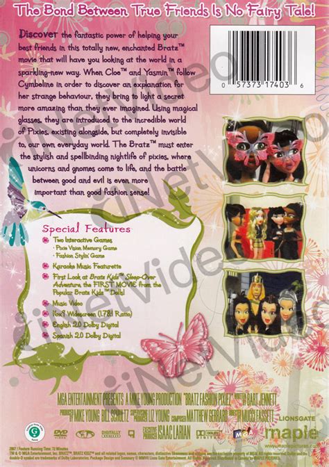 Bratz - Fashion Pixiez on DVD Movie