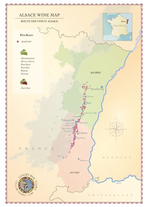 Alsace Germany Map