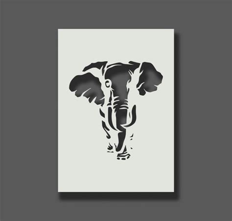 Elephant Stencil Reusable Stencils for Wall Art Home Décor | Etsy UK