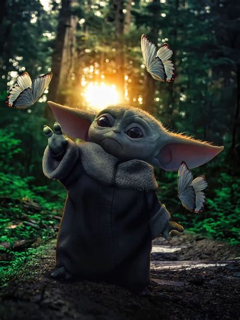 Background Baby Yoda Wallpaper - EnWallpaper