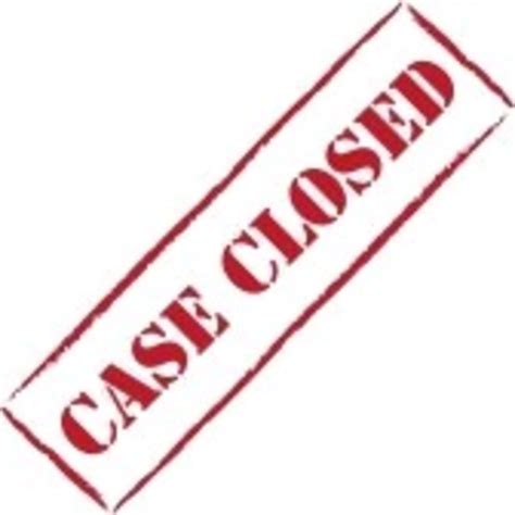 Case Closed Stamp - ClipArt Best