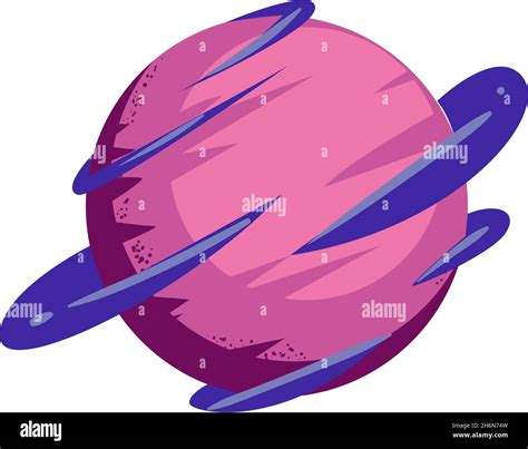 pink planet illustration over white Stock Vector Image & Art - Alamy