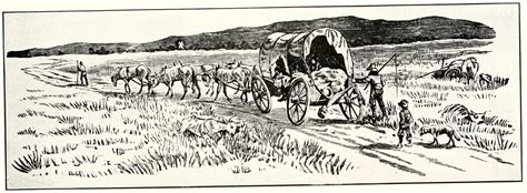 Covered Wagon Sketch at PaintingValley.com | Explore collection of ...