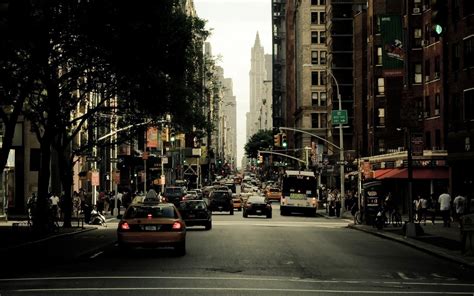 New York City Street Wallpaper - WallpaperSafari