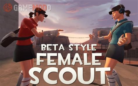 Beta Style Female Scout » TF2 - Skins Scout | GAMEMODD