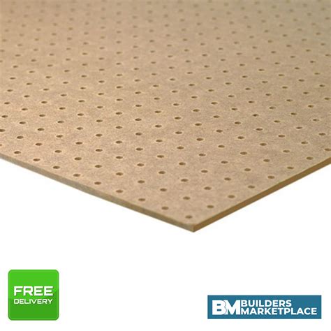 Pegboard Sheets 6mm Peg Board Perforated Hardboard Sheets | eBay