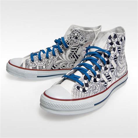 Converse - Custom - 'sketch' high tops | Flickr - Photo Sharing!