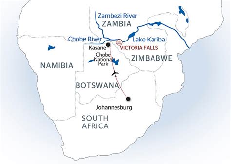 Zambezi River In Africa Map - Allyce Maitilde