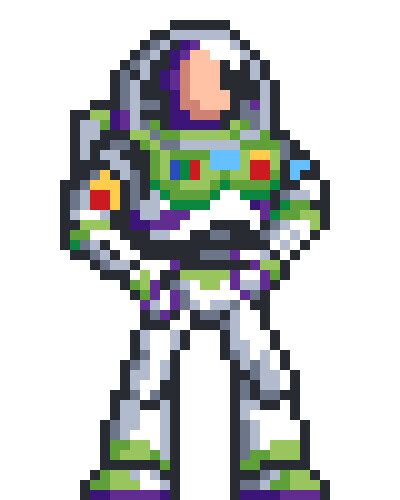 Buzz Lightyear Pixel Art