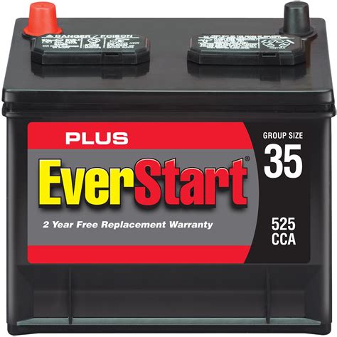 EverStart Plus Lead Acid Automotive Battery, Group Size 35-3 - Walmart ...